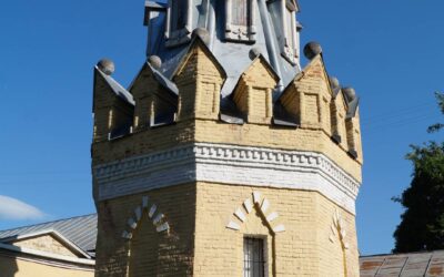 Башня ограды Преображенского богадельного дома (СЗ)