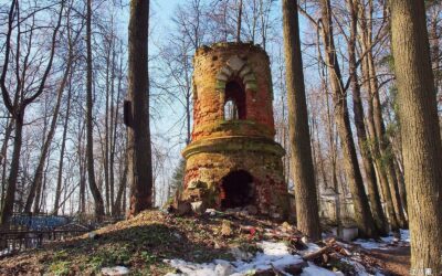 Башня ограды усадьбы Гребнево (ЮЗ)