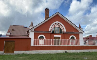 Коровник в Фермерском парке Царского Села